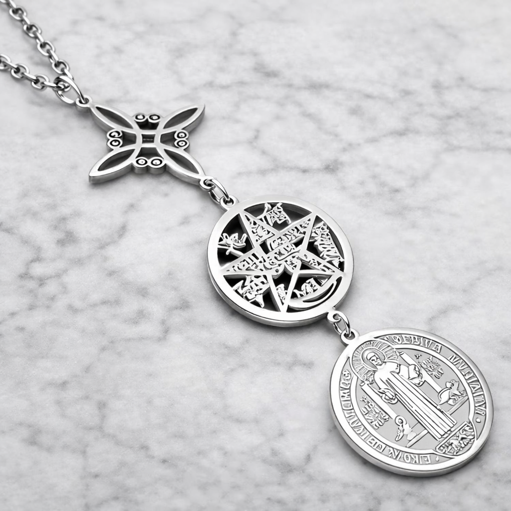 Collar de Triple Protección - Dorado