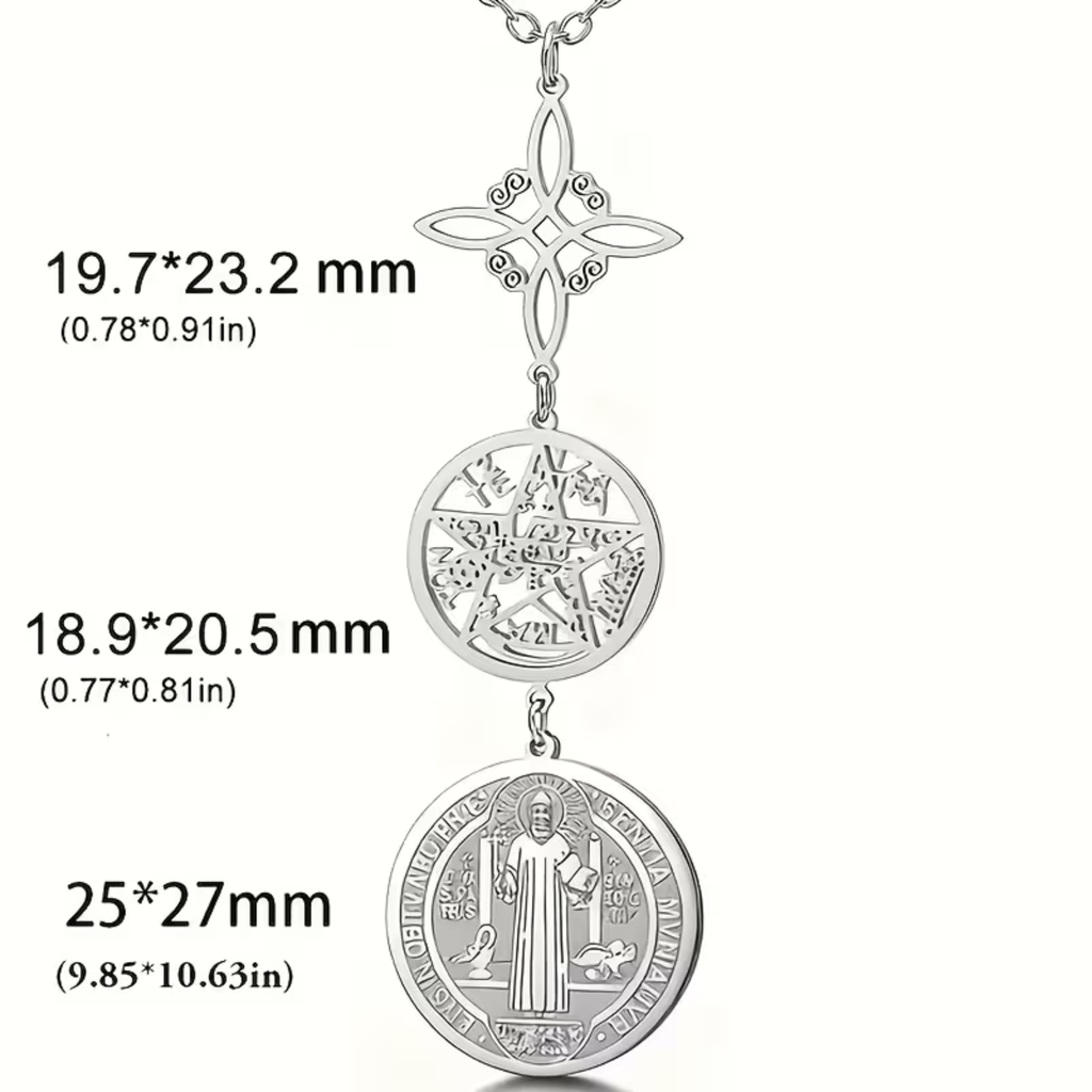Collar de Triple Protección - Plateado