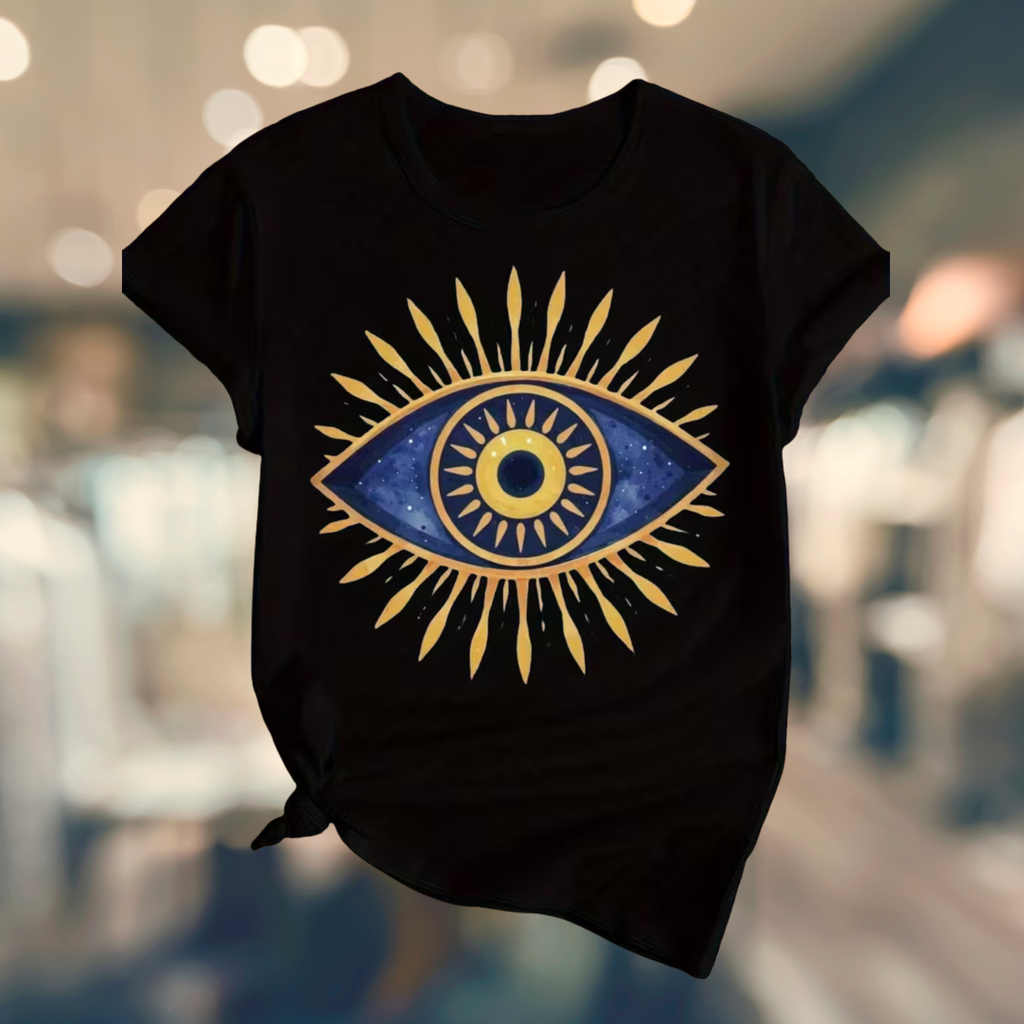 Playera Ojo Turco Negra