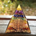 Pirámide de Orgonita 7 Chakras