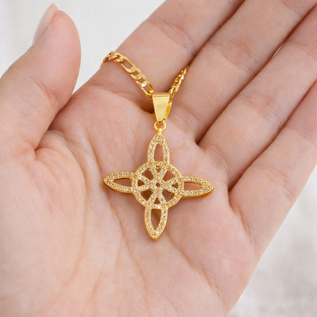 Collar Nudo de Bruja - Amuleto de Protección Energética