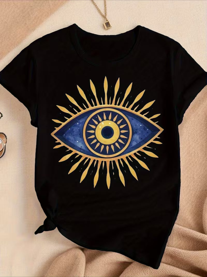 Playera Ojo Turco Negra