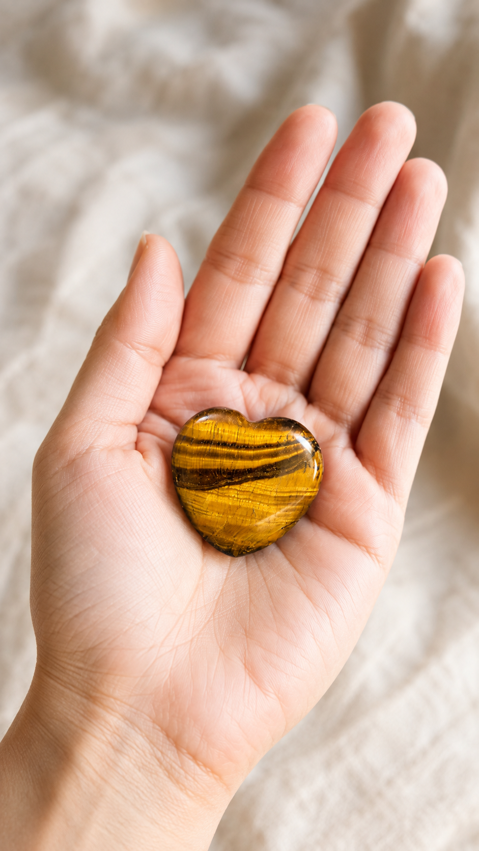 Corazón de Ojo de Tigre